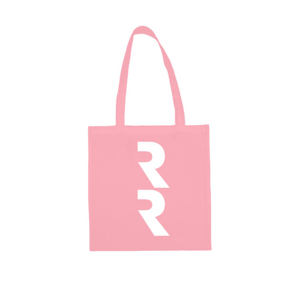Riku Rajamaa Logo Tote Bag Pink web